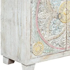 New Wohnen Sideboard in White Wash und Pastellfarben - Cranita