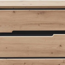 Wohnen Sideboard in Wildeiche & Dunkelgrau - Kuetra