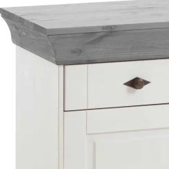 Online Wohnen Sideboard Mirandesca in Weiß Grau