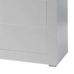 Online Wohnen Sideboard mit 3 gedämpften Türen Mextra in Weiß Hochglanz