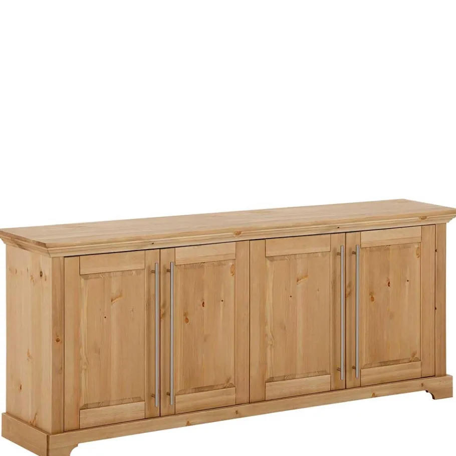Best Wohnen Sideboard mit vier Türen aus Kiefer massiv - Noellisa