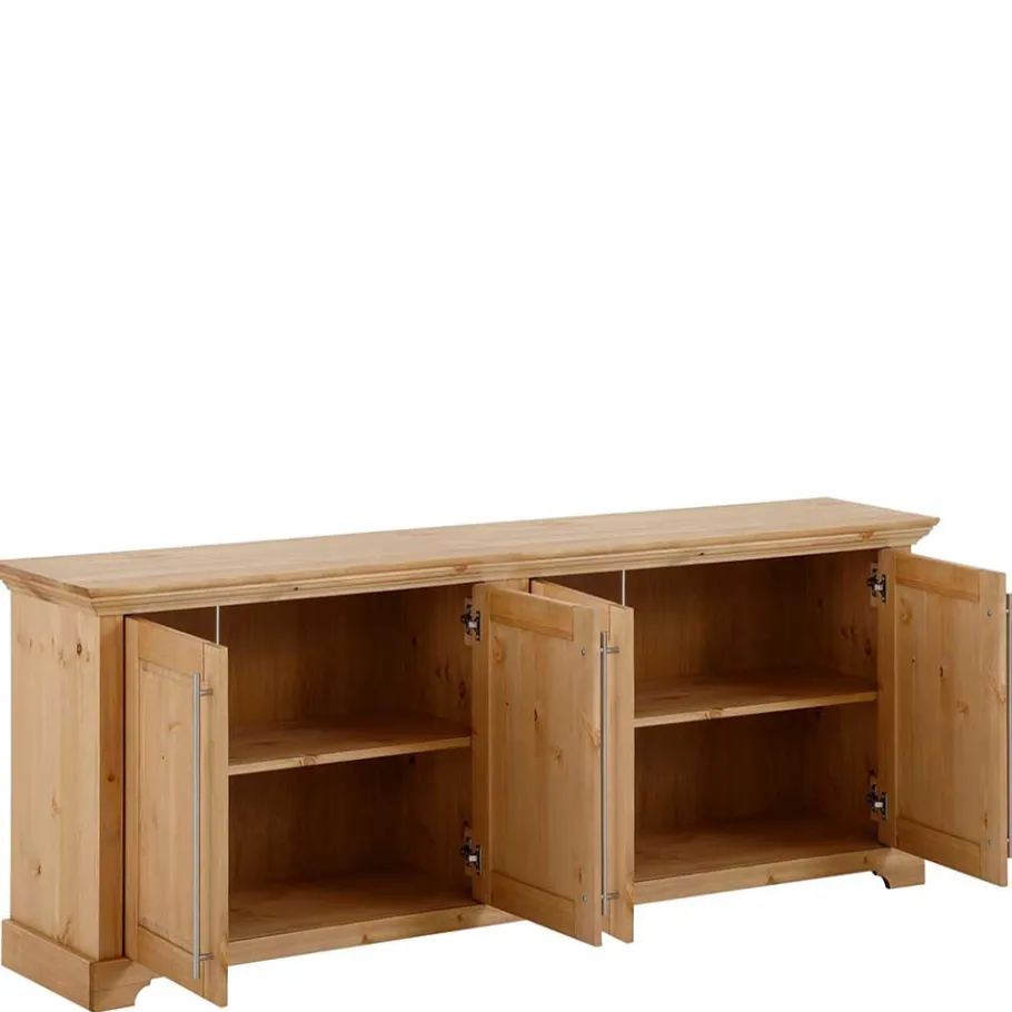 Best Wohnen Sideboard mit vier Türen aus Kiefer massiv - Noellisa