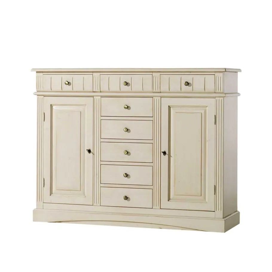Discount Wohnen Sideboard Nawasco in Creme Vintage