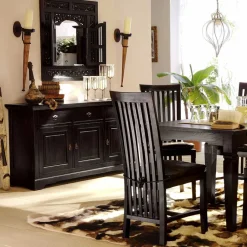 New Wohnen Sideboard Polenta aus Akazie Massivholz