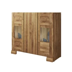 Wohnen Sideboard Vaskov aus Wildeiche massiv geölt