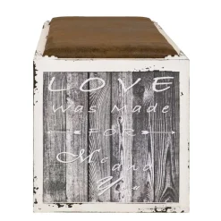 Hot Wohnen Sitzbank Senva im Shabby Chic Look