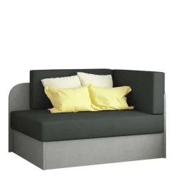 Clearance Wohnen 1-Sitzer Schlafsofa in Anthrazit und Hellgrau - Bali