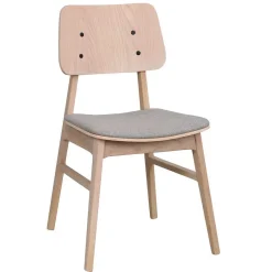 Wohnen Skandi Ausziehtisch & 6 Stühle - Pessoa I (siebenteilig)