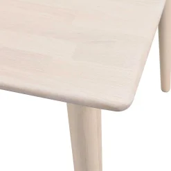 Wohnen Skandi Ausziehtisch in White Wash Eiche - Prising