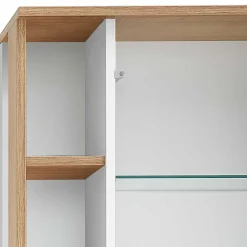 New Wohnen Skandi Badmöbel Set in Weiß - Timur (dreiteilig)