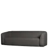 New Wohnen Skandi Chenille Sofa in Schwarzgrau - Prattl