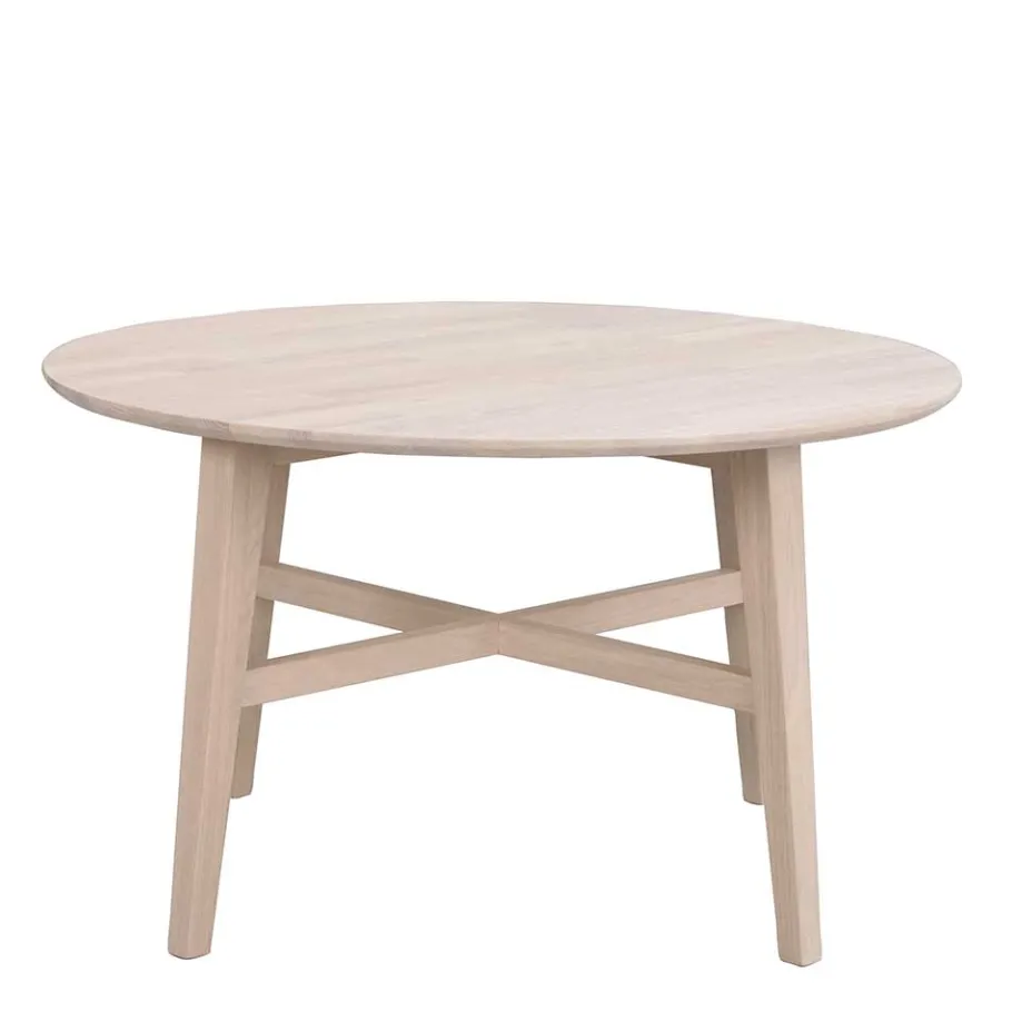 Clearance Wohnen Skandi Couchtisch in Eiche White Wash - Pessoa