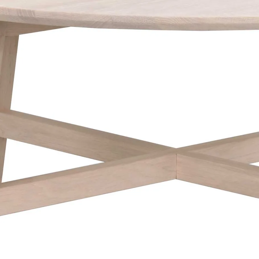 Clearance Wohnen Skandi Couchtisch in Eiche White Wash - Pessoa