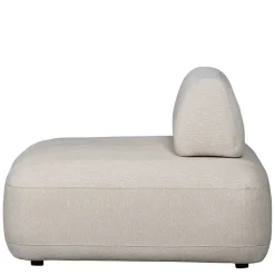 Clearance Wohnen Skandi Designsessel in Beige Strukturstoff - Samuele