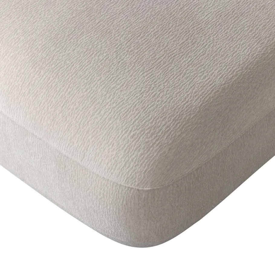 Clearance Wohnen Skandi Designsessel in Beige Strukturstoff - Samuele