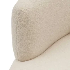 New Wohnen Skandi Designsessel in Offwhite Boucle - Limburg