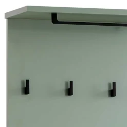 New Wohnen Skandi Garderobenpaneel in Graugrün - Velmarun