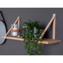 Online Wohnen Skandi Hängeboard aus Gummibaum Holz - Katrona