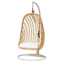 Discount Wohnen Skandi Hängesessel aus Rattan Geflecht - Palencia