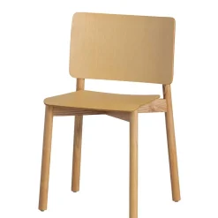 Online Wohnen Skandi Holzstühle in Natur lackiert - Furcia (2er Set)
