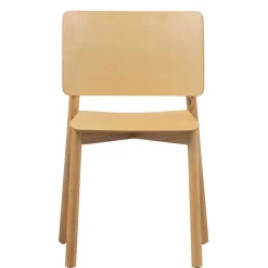 Online Wohnen Skandi Holzstühle in Natur lackiert - Furcia (2er Set)