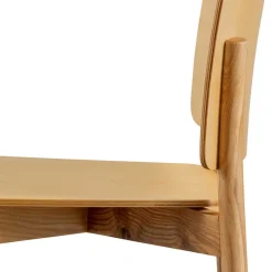 Online Wohnen Skandi Holzstühle in Natur lackiert - Furcia (2er Set)