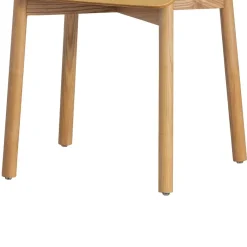 Online Wohnen Skandi Holzstühle in Natur lackiert - Furcia (2er Set)
