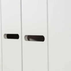 Best Wohnen Skandi Kleiderschrank in Weiß - Mattressa I