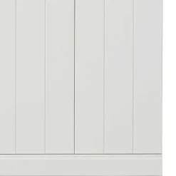 Best Wohnen Skandi Kleiderschrank in Weiß - Mattressa I