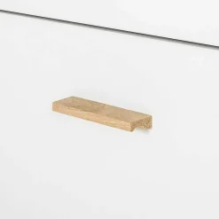 Best Wohnen Skandi Kommode in Weiß mit Eiche - Gazona