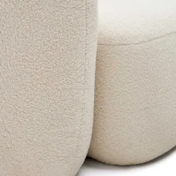 Wohnen Skandi Polstercouch in Offwhite Boucle - Limburg