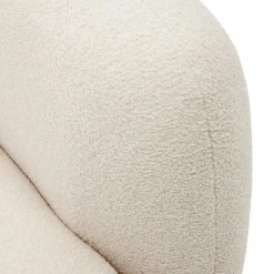Wohnen Skandi Polstercouch in Offwhite Boucle - Limburg
