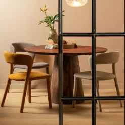 Outlet Wohnen Skandi Polsterstuhl in Taupe - Rayn (2er Set)