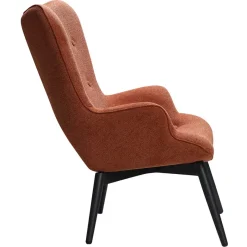 Best Wohnen Skandi Sessel in Kupfer Braun - Kiana