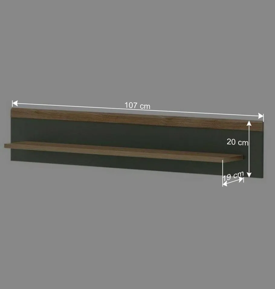 Hot Wohnen Skandi Wohnzimmer Schränke & Wandboard - Oliva (dreiteilig)