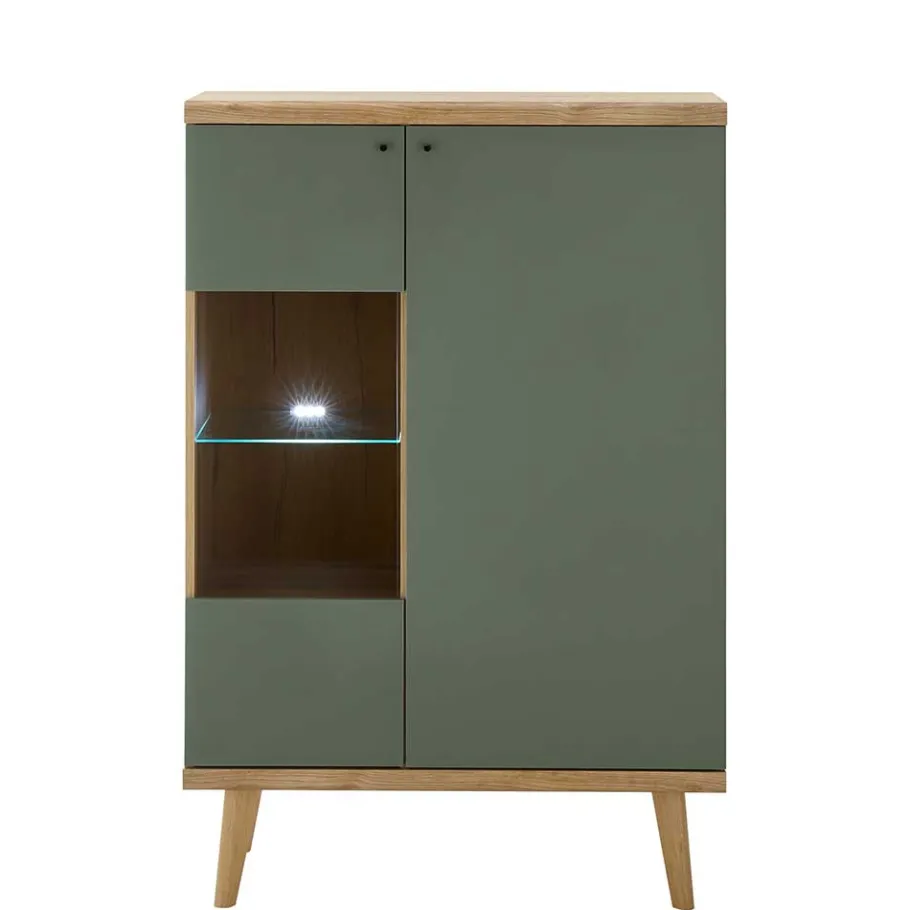 Hot Wohnen Skandi Wohnzimmer Schränke & Wandboard - Oliva (dreiteilig)