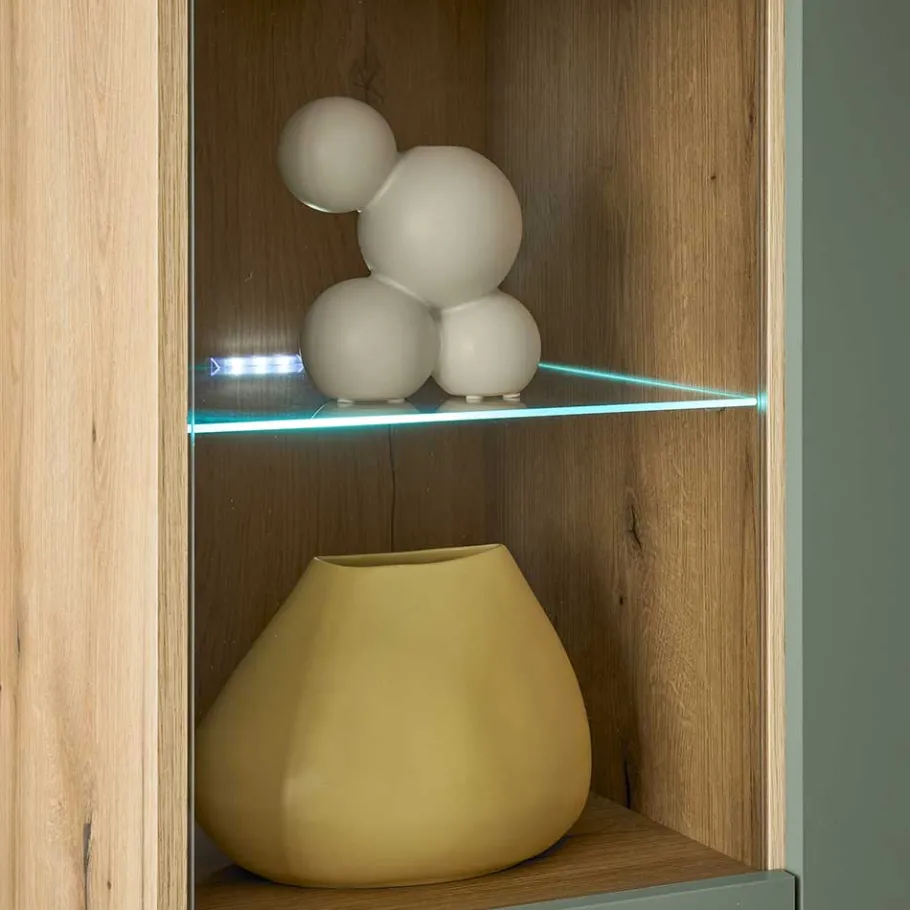 Hot Wohnen Skandi Wohnzimmer Schränke & Wandboard - Oliva (dreiteilig)