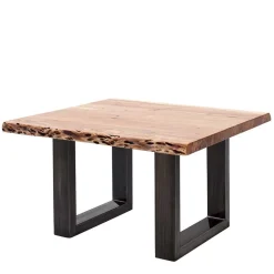 Wohnen Sofa Baumkantentisch aus Akazie Natur - Gurtan