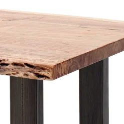 Wohnen Sofa Baumkantentisch aus Akazie Natur - Gurtan