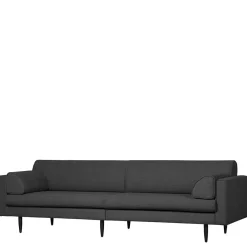 Discount Wohnen Sofa für drei Personen in Dunkelgrau - Augusta