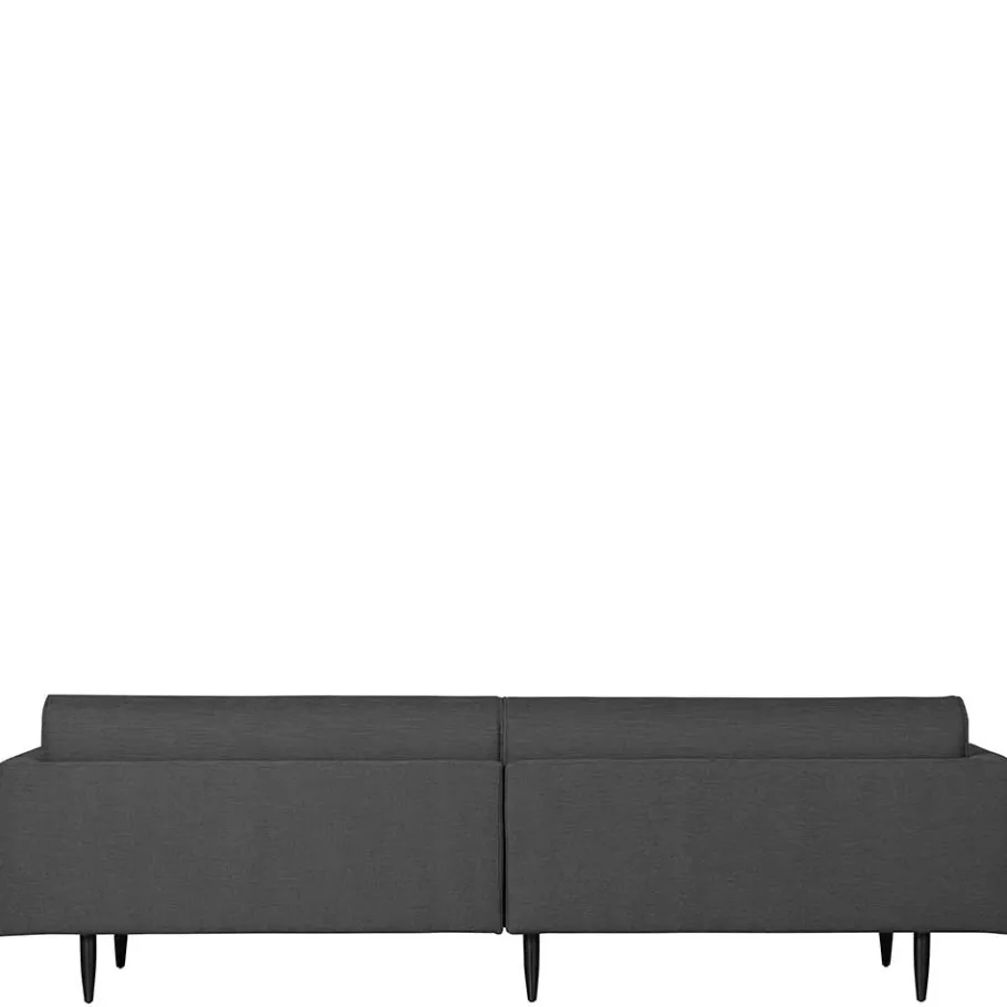 Discount Wohnen Sofa für drei Personen in Dunkelgrau - Augusta