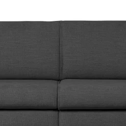 Discount Wohnen Sofa für drei Personen in Dunkelgrau - Augusta
