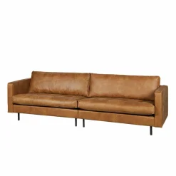 Wohnen Sofa Kienta in Cognac Braun Recycling Leder