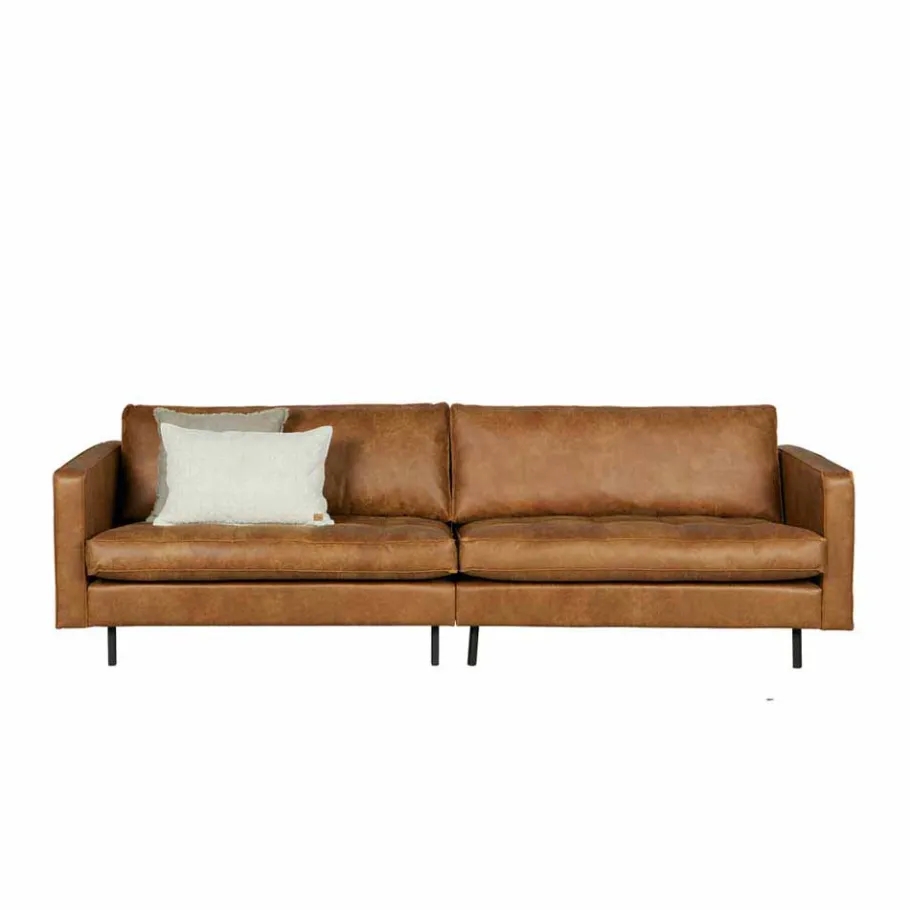 Wohnen Sofa Kienta in Cognac Braun Recycling Leder