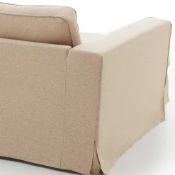 Outlet Wohnen Sofaecke in Creme Stoffbezug - Sumatria
