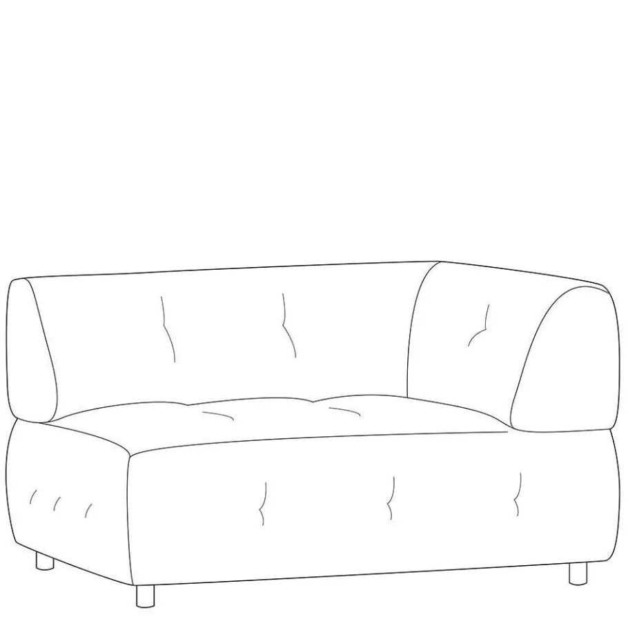 Sale Wohnen Sofamodul Ecke mit Armlehne rechts - Beno