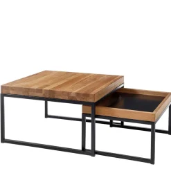 Clearance Wohnen Sofatisch Duo untereinander stellbar - Sandja (zweiteilig)