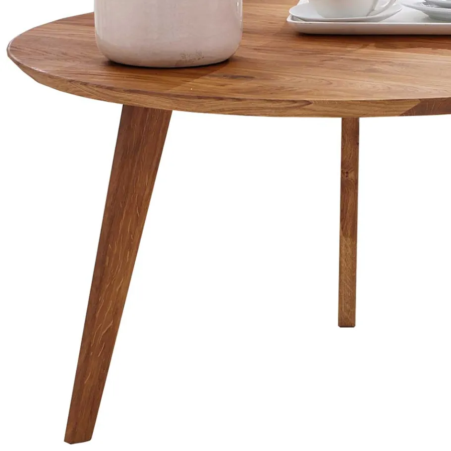 Best Wohnen Sofatisch Set aus Wildeiche Massivholz - Ofmany (zweiteilig)