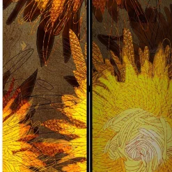 Wohnen Spanischer Raumteiler mit Sonnenblumen Kunstmotiv - Loazin