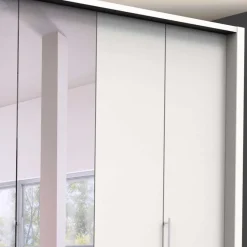 Hot Wohnen Spiegel Kleiderschrank mit Falttüren - Donpiave